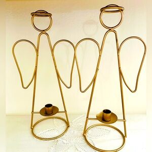 Adorable Angel Candlesticks